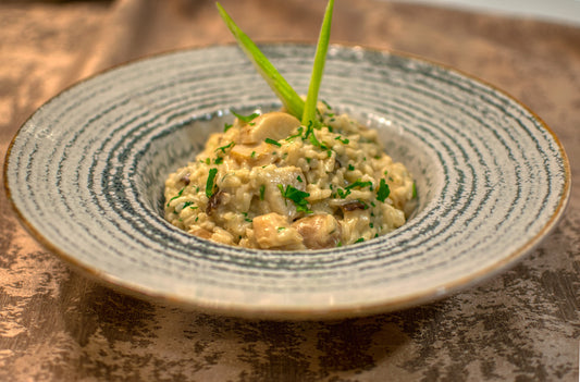 Garlic, Dill & Scallop Risotto-Date night Special